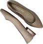 Marco tozzi Stijlvolle beige ballerina met metallic detail Beige Dames - Thumbnail 2