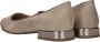 Marco tozzi Stijlvolle beige ballerina met metallic detail Beige - Thumbnail 8