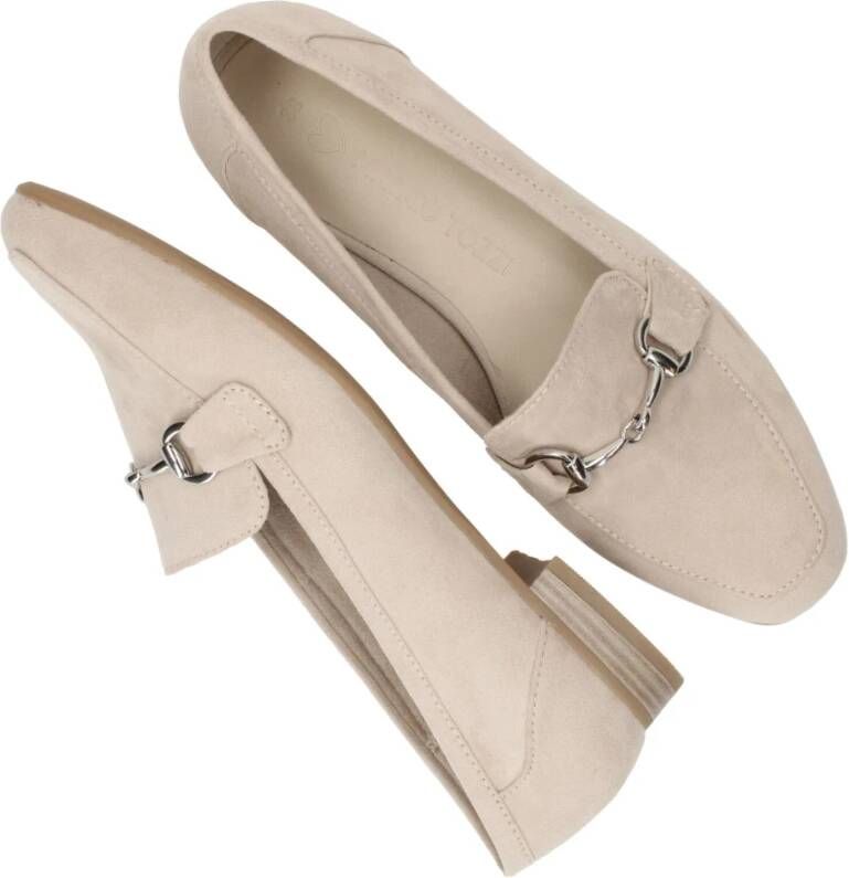 marco tozzi Stijlvolle Beige Vegan Loafer voor Dames Beige Dames