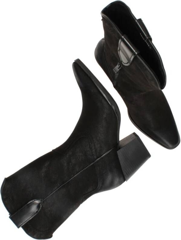 marco tozzi Western Stijl Zwarte Kuitlaars Black Dames