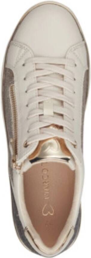 Marco Tozzi Witte lage top sneakers voor vrouwen