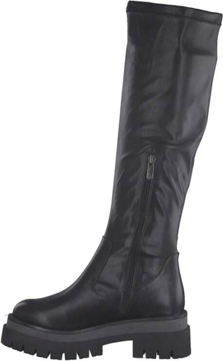 marco tozzi Zwarte Casual Enkellaarsjes Vrouwen Black Dames
