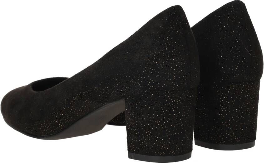 marco tozzi Zwarte pump met gouden stippen Black Dames