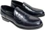 Marechiaro 1962 Blauwe leren mocassin rubberen zool Blue Heren - Thumbnail 3