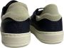 Marechiaro 1962 Blauwe leren sneaker met suède hiel tab Blue Heren - Thumbnail 4