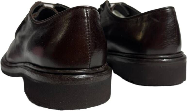 Marechiaro 1962 Bruine leren ingenieursstijl schoenen Brown Heren
