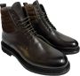 Marechiaro 1962 Klassieke Leren Enkellaarzen Brown Heren - Thumbnail 3