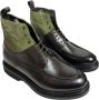 Marechiaro 1962 Klassieke Leren Gevechtslaarzen Brown Heren - Thumbnail 3
