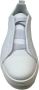 Marechiaro 1962 Witte Leren Sneakers Gekruiste Elastieken - Thumbnail 2