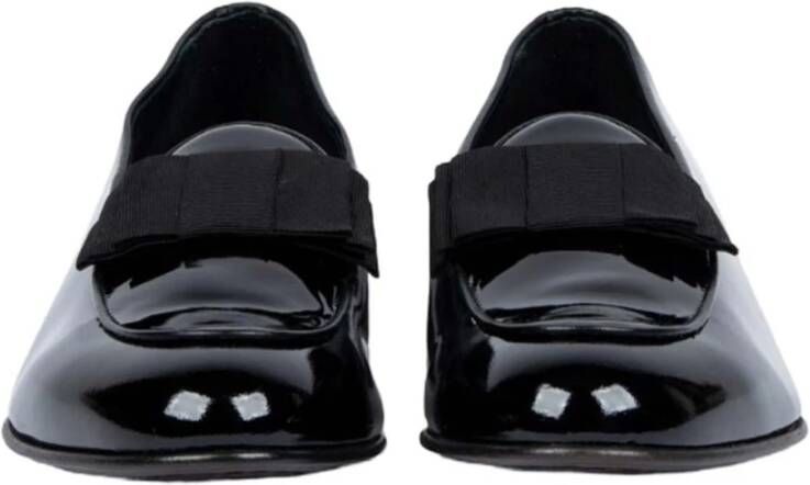 Marechiaro 1962 Zwarte lakleren loafers met strik Black Heren