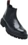 Marechiaro 1962 Zwarte leren Beatles laarzen Black Heren - Thumbnail 4