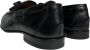 Marechiaro 1962 Zwarte leren mocassins met kwastjes Black Heren - Thumbnail 4