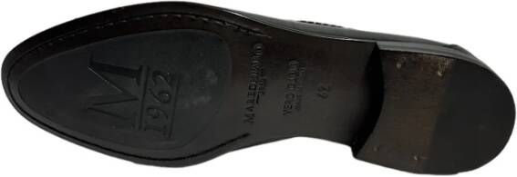 Marechiaro 1962 Zwarte leren mocassins met kwastjes Black Heren