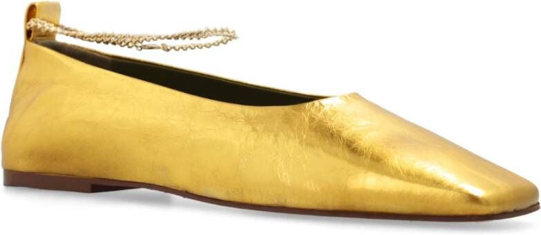 Maria Luca Augusta leren balletflats Yellow Dames