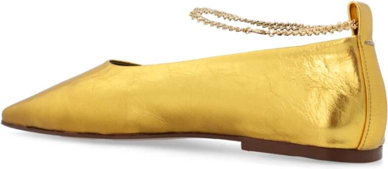 Maria Luca Augusta leren balletflats Yellow Dames