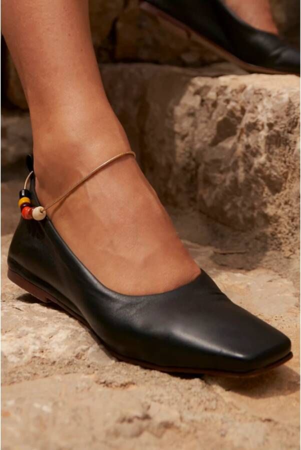 Maria Luca Ballerinas Zwart Dames