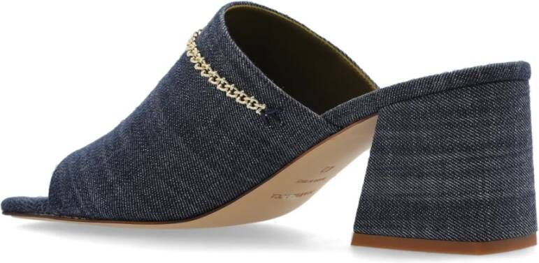 Maria Luca Hak slippers Blue Dames