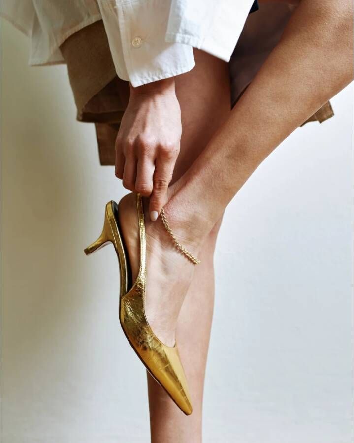 Maria Luca High Heel Sandals Yellow Dames