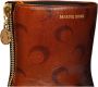 Marine Serre Airbrushed Handgemaakte Enkellaarzen Leer Bruin Brown Dames - Thumbnail 2