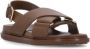 Marni Bruine platte sandalen voor vrouwen Bruin Dames - Thumbnail 6