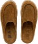 Marni Bruine Suède Logo Sandalen Slip-On Brown Heren - Thumbnail 4