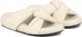 Marni Ivory twisted leather bubble sandal Beige Dames - Thumbnail 2