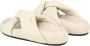 Marni Ivory twisted leather bubble sandal Beige Dames - Thumbnail 4