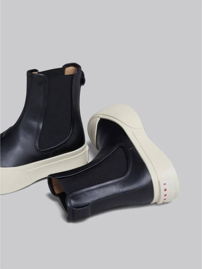 Marni Chelsea Boots Pablo van Nappaleer Black Heren