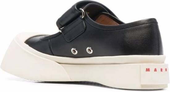 Marni Leren Mary Jane sneakers Zwart - Foto 7