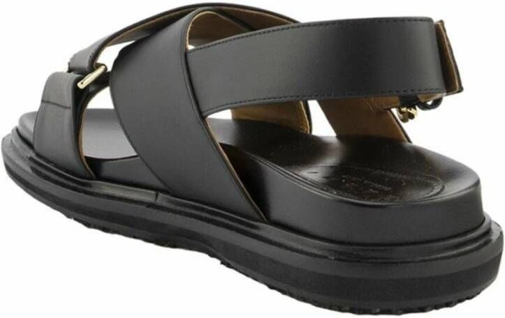 Marni Criss-Cross Fussbett Zwart Dames