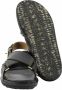 Marni Leren Criss-Cross Platte Sandalen Black Dames - Thumbnail 7
