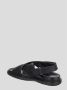 Marni Sandalen Black Leather And Tech Fabric Sandals in zwart - Thumbnail 11