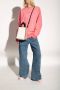 Marni Lilly White Light Pink Leren Bumper Sneakers Meerkleurig Dames - Thumbnail 5