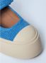 Marni Blauwe Katoenen Platform Sneakers met Band Blue Dames - Thumbnail 12
