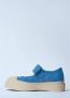 Marni Blauwe Katoenen Platform Sneakers met Band Blue Dames - Thumbnail 13