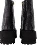 Marni Zwarte Leren Zip Booties Zwart Dames - Thumbnail 3