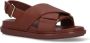 Marni Bruine platte sandalen voor vrouwen Bruin Dames - Thumbnail 8
