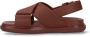 Marni Bruine platte sandalen voor vrouwen Bruin Dames - Thumbnail 9