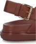 Marni Bruine platte sandalen voor vrouwen Bruin Dames - Thumbnail 10