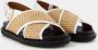 Marni Multicolor Leren Fussbett Sandalen Meerkleurig Dames - Thumbnail 3