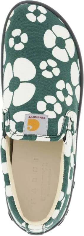 Marni x Carhartt sneakers met bloemenprint Groen - Foto 15