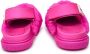 Marni Fuchsia Fur Slipper met Velcro Sluiting - Thumbnail 2