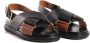 Marni Fussbet sandalen met kruisbandjes Zwart - Thumbnail 3