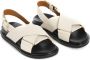 Marni Fussbet sandalen met gekruiste bandjes Zwart - Thumbnail 3