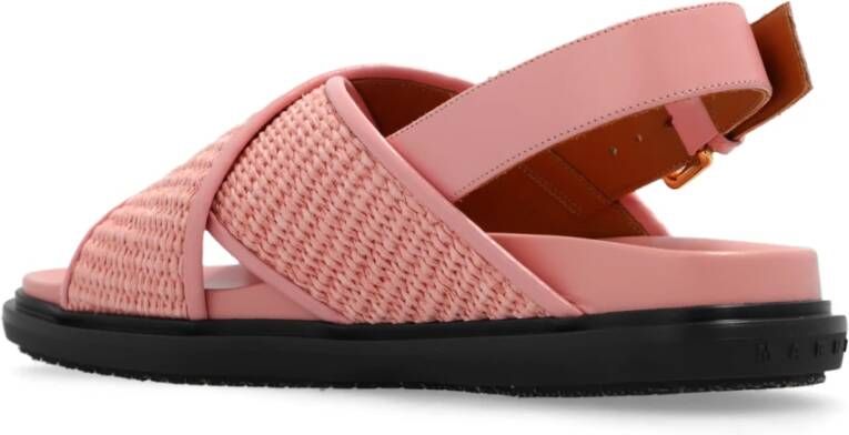 Marni Fussbett sandalen Pink Dames