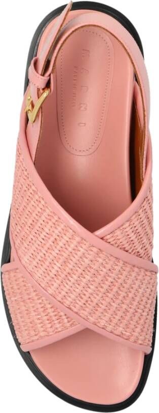 Marni Fussbett sandalen Pink Dames