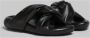 Marni Gedraaide leren bubble sandaal Black Dames - Thumbnail 2