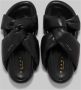 Marni Gedraaide leren bubble sandaal Black Dames - Thumbnail 4
