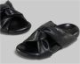 Marni Gedraaide leren bubble sandaal Black Dames - Thumbnail 5