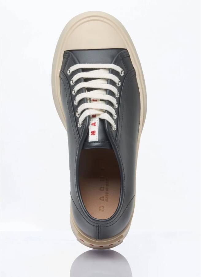 Marni Glanzend leren sneakers met veters
